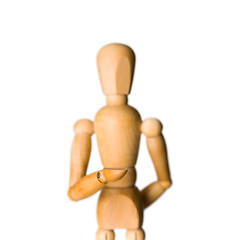 Image showing Wooden mannequin