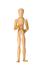 Image showing Wooden mannequin