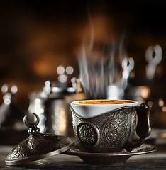 Image showing Coffee set in turkish style