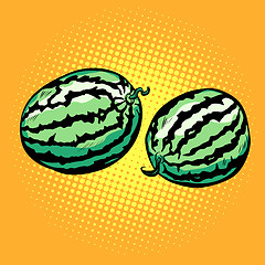 Image showing Watermelon, isolated on a neutral background