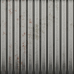 Image showing metal fence or wall