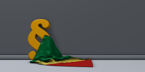 Image showing flag of the congo and paragraph