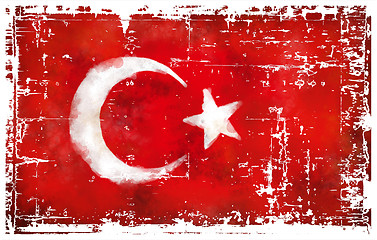 Image showing flag of turkey