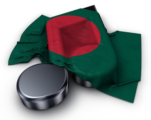 Image showing music note symbol and flag of bangladesh