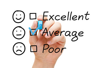 Image showing Average Customer Service Evaluation Form