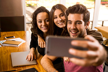 Image showing Students Selfie