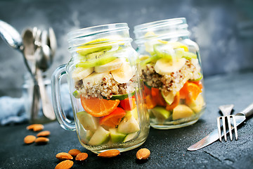 Image showing fresh salad in bank