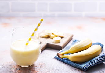 Image showing banana smoothie