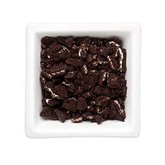 Image showing Crumbled oreo biscuits