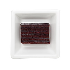 Image showing Slice of chocolate cake