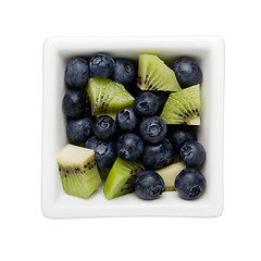 Image showing Blueberry and kiwifruit