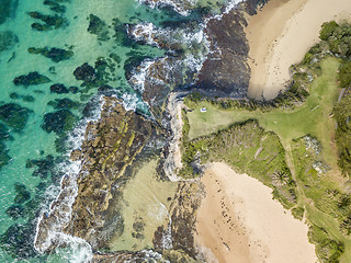 Image showing Bells Point Austinmer Australia aerial views