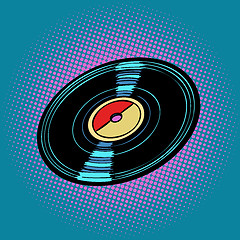 Image showing Vinyl record, music