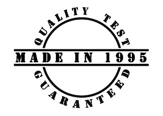 Image showing Made in 1995