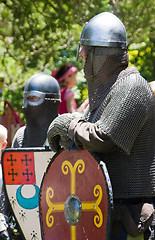 Image showing Chainmail warriors