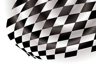 Image showing checkered corner
