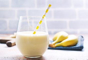 Image showing banana smoothie