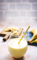 Image showing banana smoothie