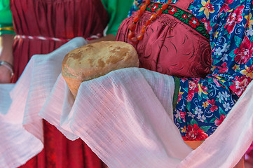 Image showing Russian old-fashioned wedding