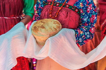 Image showing Russian old-fashioned wedding