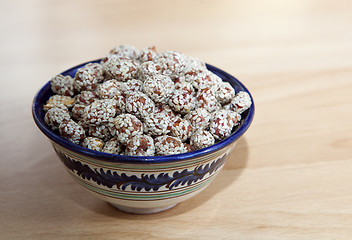 Image showing Nuts covered with sesame