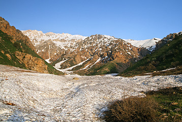 Image showing Snow in Chimgan mountains