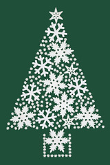 Image showing Abstract Christmas Tree