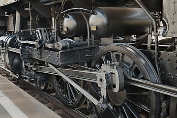Image showing Steam Locomotive Detail