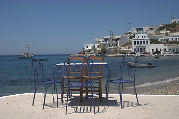 Image showing Table and chairs