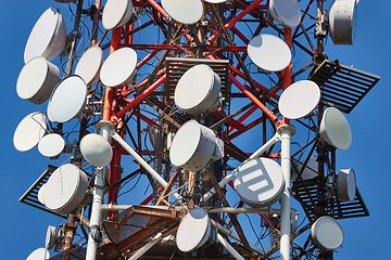 Image showing Transmitter tower detail