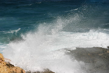 Image showing Beating waves