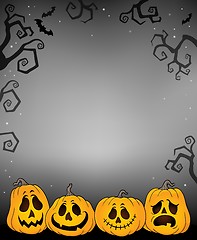 Image showing Halloween pumpkins thematics image 3
