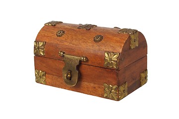 Image showing Small wooden casket