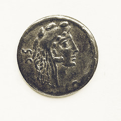 Image showing Vintage Old Roman coin