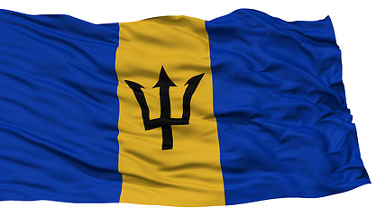 Image showing Isolated Barbados Flag