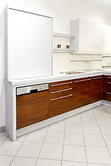 Image showing Silver kitchen