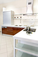 Image showing Silver kitchen counter