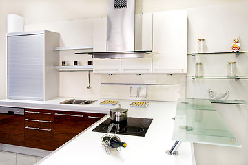 Image showing Silver kitchen horizontal