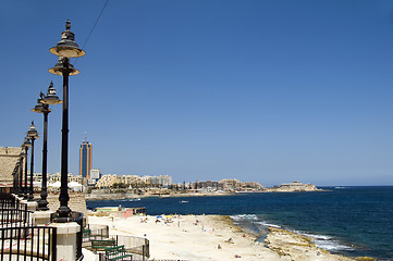 Image showing seaside sliema malta
