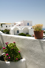Image showing cyclades architecture greek island santorini