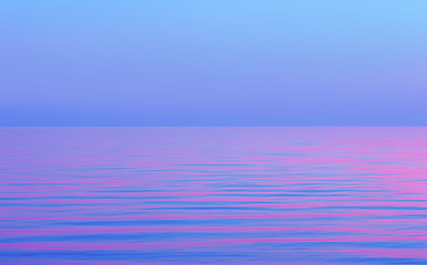 Image showing Abstract Motion Blurred Purple With Pink Seascape Background