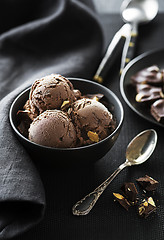 Image showing Ice cream chocolate