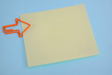 Image showing Empty post it notes