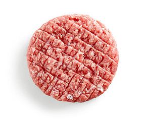 Image showing fresh raw burger meat