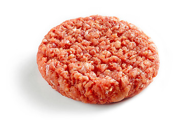 Image showing spicy raw burger meat