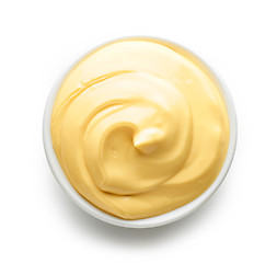 Image showing bowl of mayonnaise