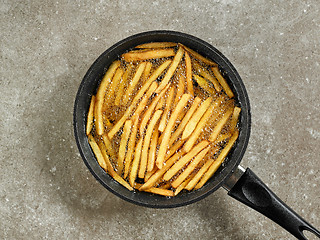 Image showing frying french fries