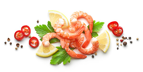 Image showing composition of prawns and spices