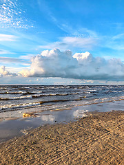 Image showing Landscape with Baltic Sea