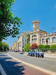 Image showing View of School Massena building in Nice